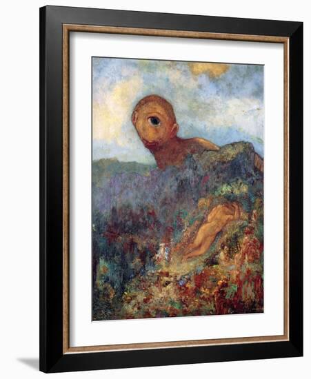 The Cyclops-Odilon Redon-Framed Photographic Print