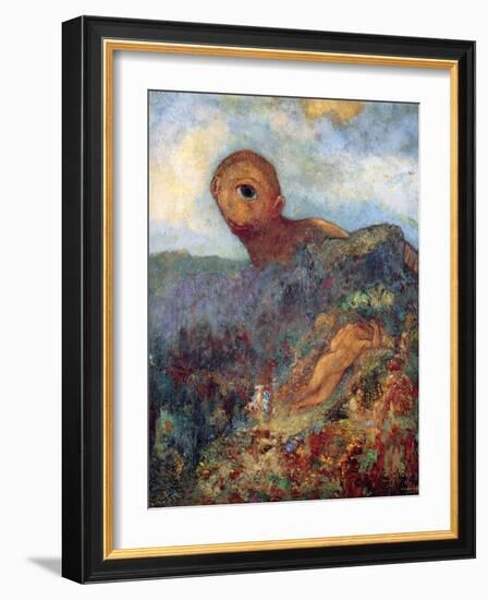 The Cyclops-Odilon Redon-Framed Photographic Print