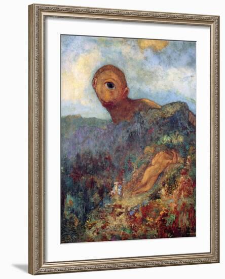 The Cyclops-Odilon Redon-Framed Photographic Print