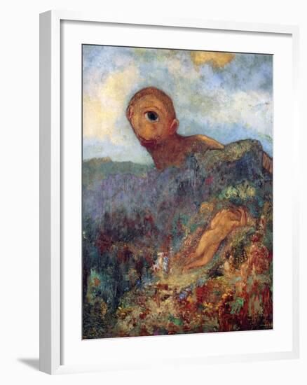 The Cyclops-Odilon Redon-Framed Photographic Print