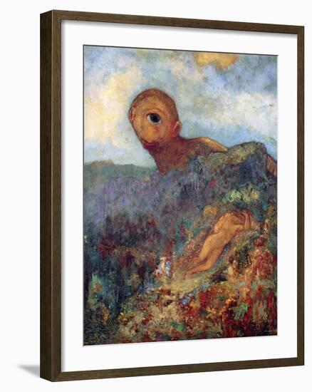 The Cyclops-Odilon Redon-Framed Photographic Print