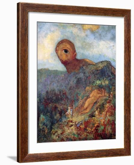 The Cyclops-Odilon Redon-Framed Photographic Print