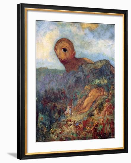 The Cyclops-Odilon Redon-Framed Photographic Print