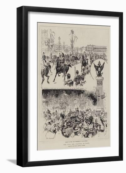 The Czar and Czaritsa in Paris-Paul Destez-Framed Giclee Print