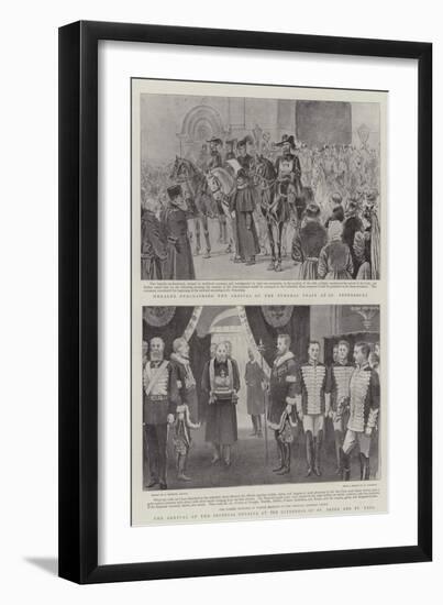 The Czar's Funeral in St Petersburg-Arthur Hopkins-Framed Giclee Print