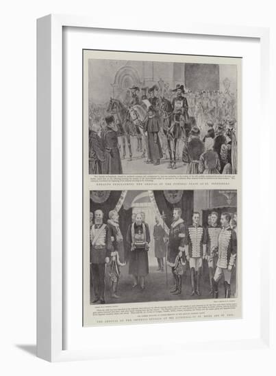 The Czar's Funeral in St Petersburg-Arthur Hopkins-Framed Giclee Print