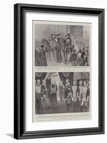 The Czar's Funeral in St Petersburg-Arthur Hopkins-Framed Giclee Print