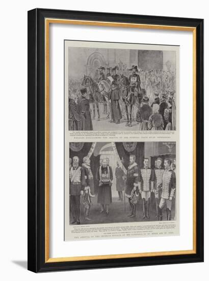 The Czar's Funeral in St Petersburg-Arthur Hopkins-Framed Giclee Print