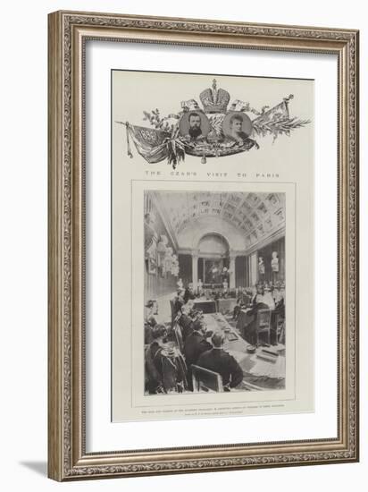 The Czar's Visit to Paris-Frederic De Haenen-Framed Giclee Print