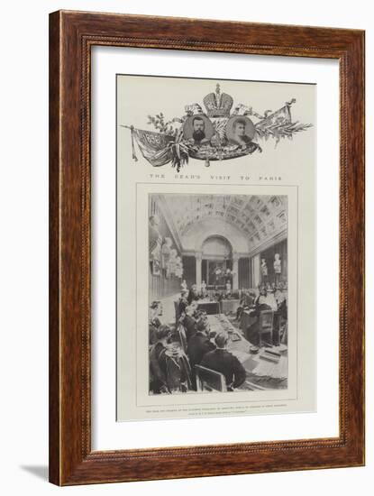 The Czar's Visit to Paris-Frederic De Haenen-Framed Giclee Print