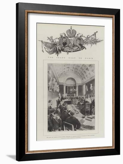 The Czar's Visit to Paris-Frederic De Haenen-Framed Giclee Print