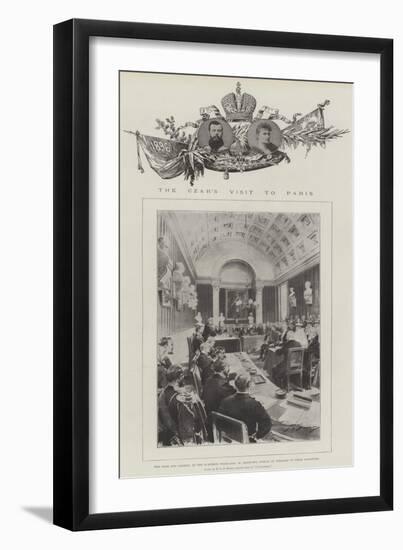 The Czar's Visit to Paris-Frederic De Haenen-Framed Giclee Print