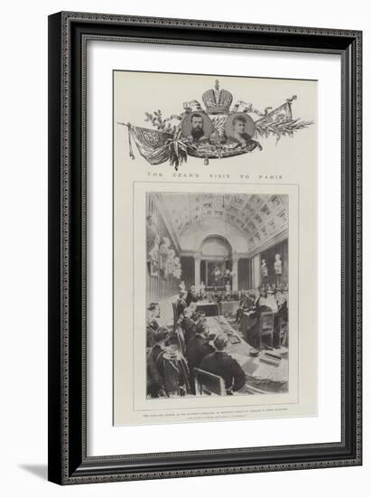 The Czar's Visit to Paris-Frederic De Haenen-Framed Giclee Print