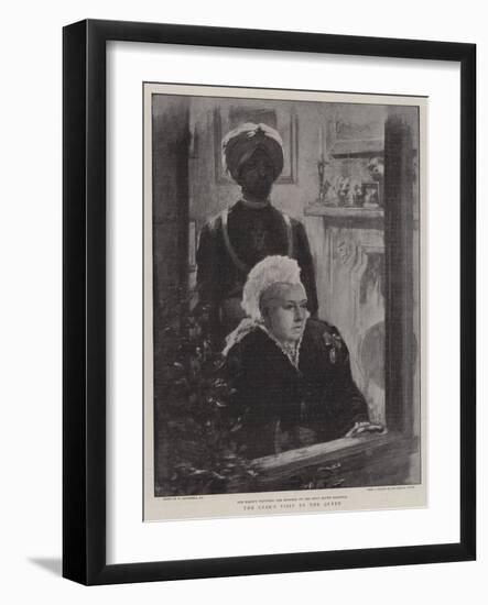 The Czar's Visit to the Queen-William Hatherell-Framed Giclee Print