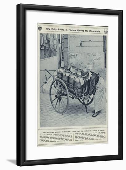 The Daily Round in Rheims Among the Bombshells-null-Framed Photographic Print