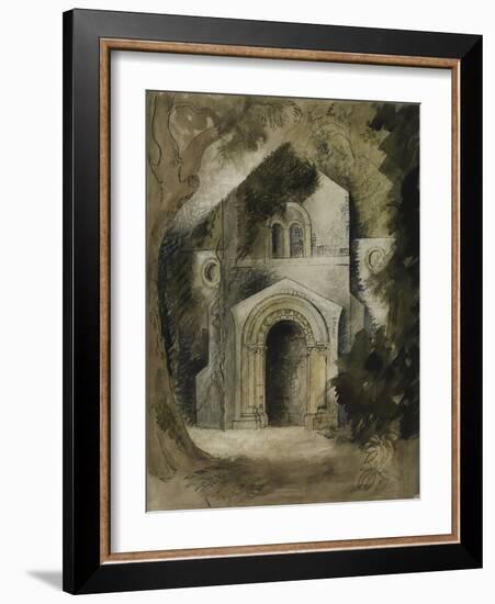 The Dairy, Fawley Court-John Piper-Framed Giclee Print