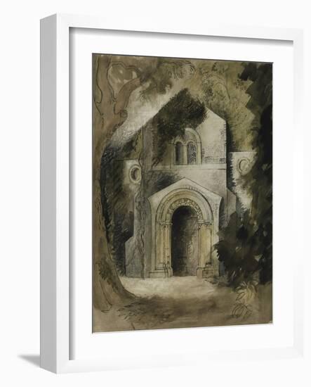 The Dairy, Fawley Court-John Piper-Framed Giclee Print