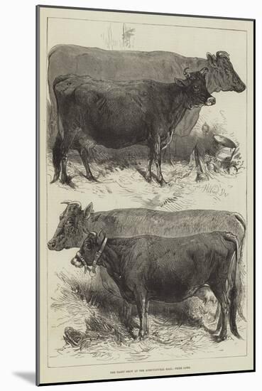 The Dairy Show at the Agricultural Hall, Prize Cows-Harrison William Weir-Mounted Giclee Print