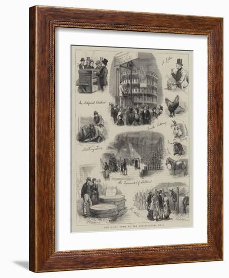 The Dairy Show at the Agricultural Hall-null-Framed Giclee Print