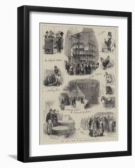 The Dairy Show at the Agricultural Hall-null-Framed Giclee Print