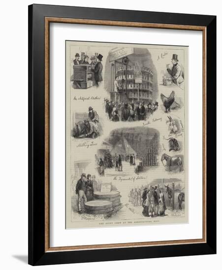 The Dairy Show at the Agricultural Hall-null-Framed Giclee Print