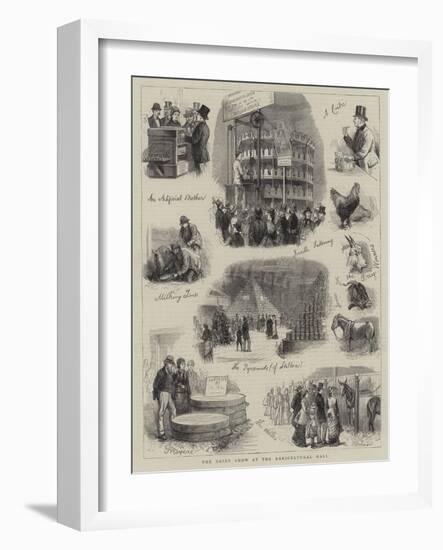 The Dairy Show at the Agricultural Hall-null-Framed Giclee Print