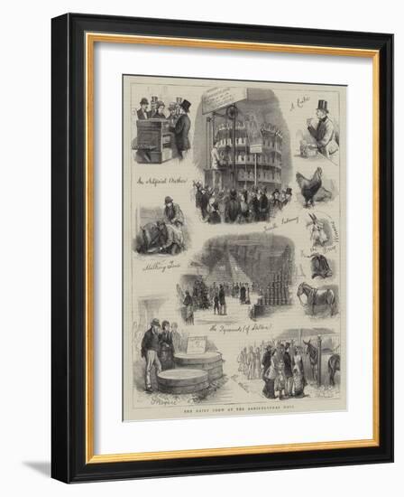 The Dairy Show at the Agricultural Hall-null-Framed Giclee Print