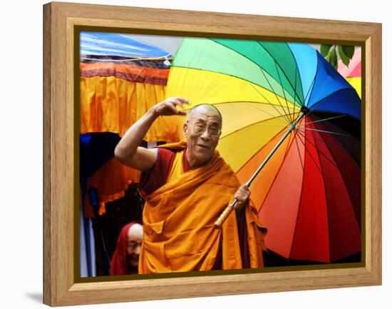 The Dalai Lama-null-Framed Premier Image Canvas