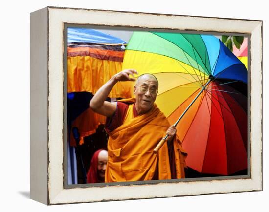 The Dalai Lama-null-Framed Premier Image Canvas