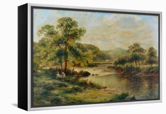 The Dales of Derbyshire, 1891-George Vicat Cole-Framed Premier Image Canvas