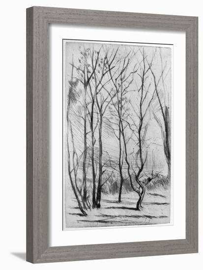 The Dam Wood, C1875-James Abbott McNeill Whistler-Framed Giclee Print