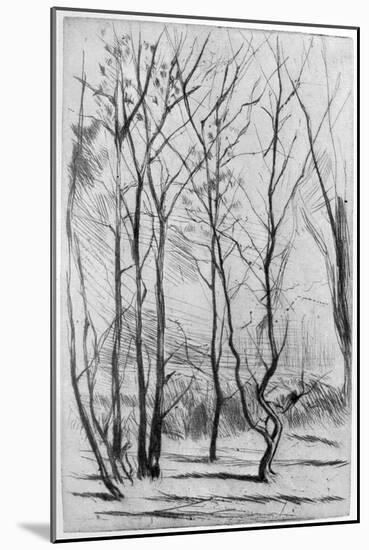 The Dam Wood, C1875-James Abbott McNeill Whistler-Mounted Giclee Print