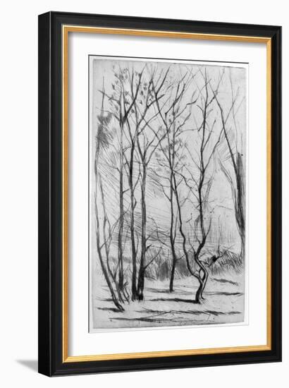 The Dam Wood, C1875-James Abbott McNeill Whistler-Framed Giclee Print