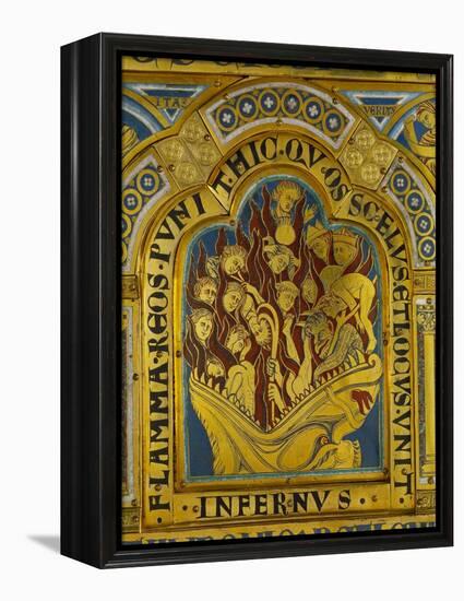 The Damned in Hell, from the Verdun Altar-Nicholas of Verdun-Framed Premier Image Canvas