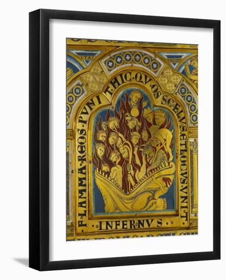 The Damned in Hell, from the Verdun Altar-Nicholas of Verdun-Framed Giclee Print