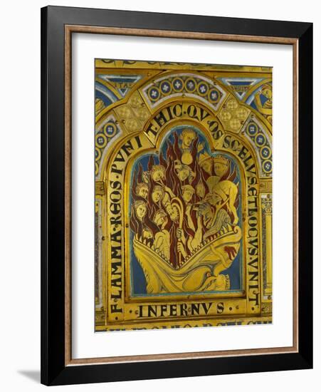 The Damned in Hell, from the Verdun Altar-Nicholas of Verdun-Framed Giclee Print
