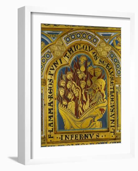 The Damned in Hell, from the Verdun Altar-Nicholas of Verdun-Framed Giclee Print