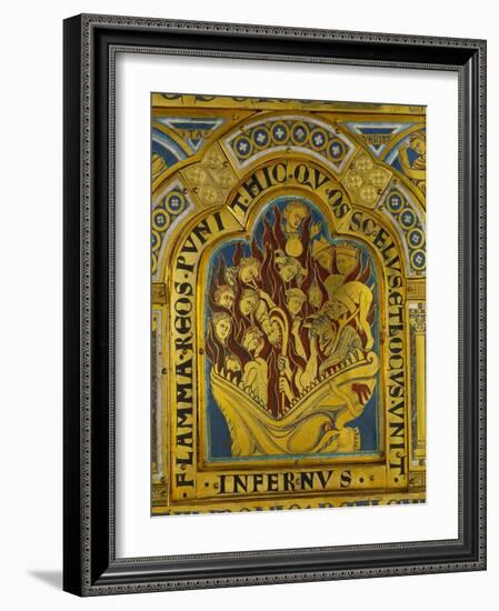 The Damned in Hell, from the Verdun Altar-Nicholas of Verdun-Framed Giclee Print