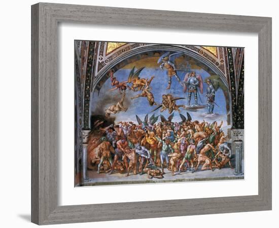 The Damned Souls in Hell-Piero della Francesca-Framed Giclee Print