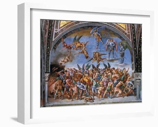 The Damned Souls in Hell-Piero della Francesca-Framed Giclee Print