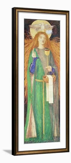 The Damsel of Sanct Grael-Dante Gabriel Rossetti-Framed Giclee Print