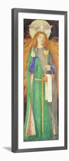 The Damsel of Sanct Grael-Dante Gabriel Rossetti-Framed Giclee Print