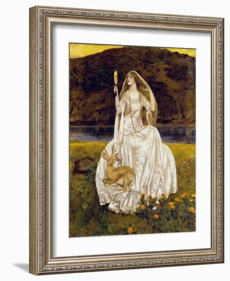 The Damsel of the Lake, Called Nimue the Enchantress,1924-Frank Cadogan Cowper-Framed Giclee Print