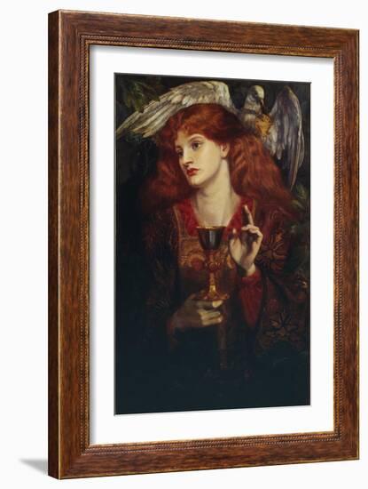 The Damsel of the Sanct Grail, 1874-Dante Gabriel Rossetti-Framed Giclee Print