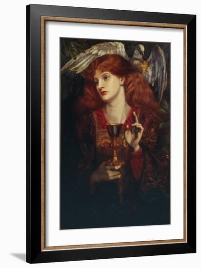 The Damsel of the Sanct Grail, 1874-Dante Gabriel Rossetti-Framed Giclee Print