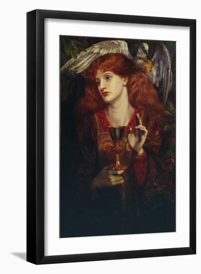 The Damsel of the Sanct Grail, 1874-Dante Gabriel Rossetti-Framed Giclee Print