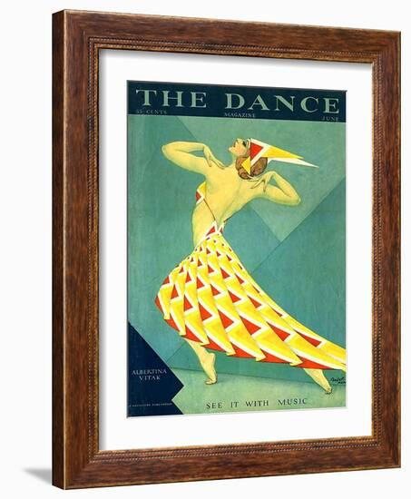 The Dance, Albertina Vitak, 1929, USA-null-Framed Giclee Print