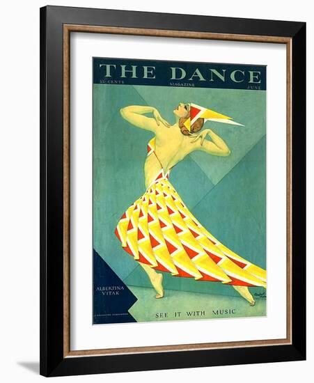 The Dance, Albertina Vitak, 1929, USA-null-Framed Giclee Print