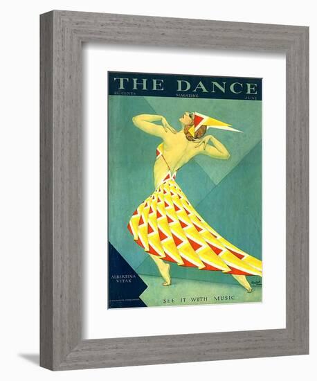The Dance, Albertina Vitak, 1929, USA-null-Framed Giclee Print