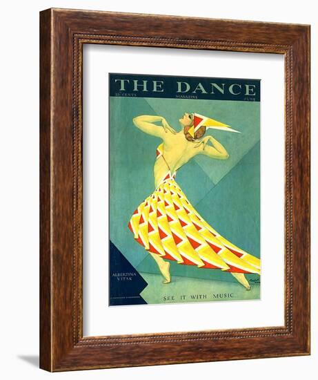 The Dance, Albertina Vitak, 1929, USA-null-Framed Giclee Print